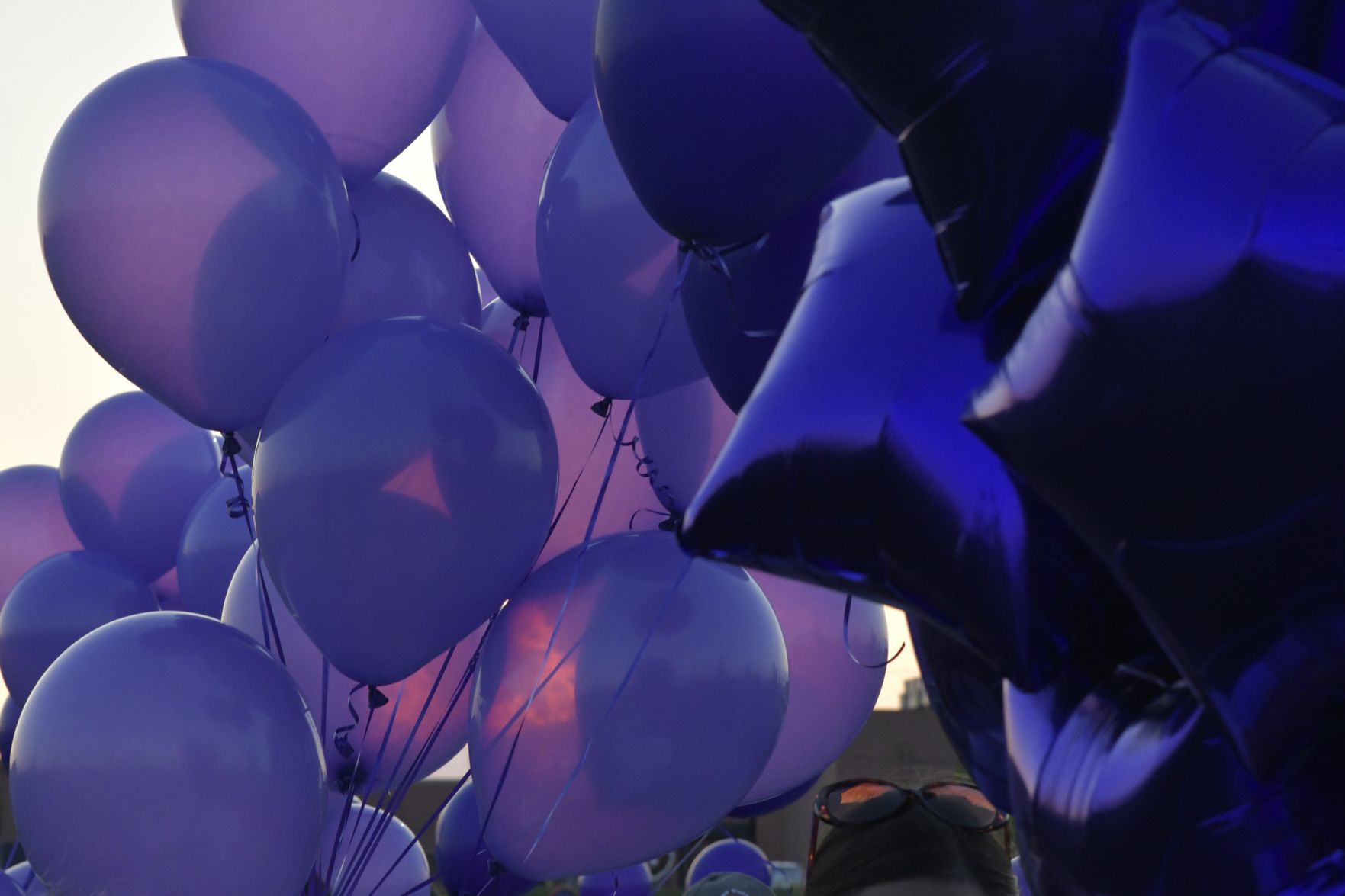 Balloon release and candlelight vigil
